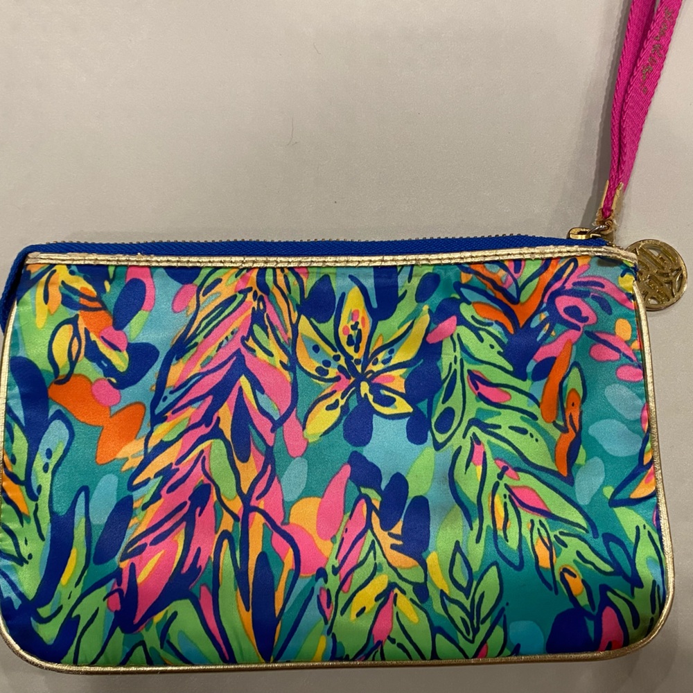 Lilly Pulitzer Multicolor Tropical Wristlet